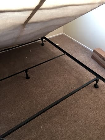 Queen sized box spring and frame 2