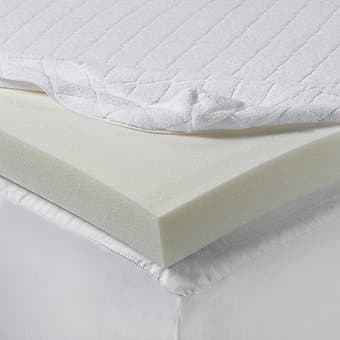 Queen Bed + Frame + Mattress Topper 3