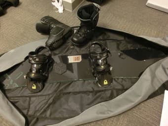 SNOWBOARD, used: Burton Custom X package for $350 1