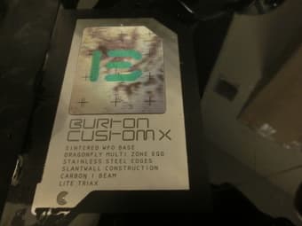 SNOWBOARD, used: Burton Custom X package for $350 2