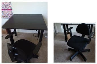 IKEA bed and table 2