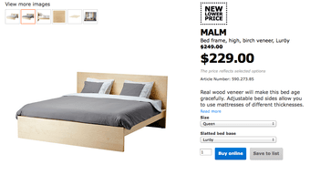 Queen size bed (+ mattress/night stands/lights/sheets/cover/pillows) 2