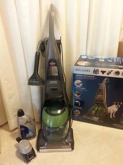 BISSELL DeepClean Premier Pet Carpet Cleaner with cleaning fluid :$90 1