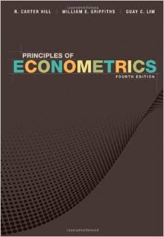 WANTED: ECON 102A Book: Principals of Econometrics. 1