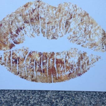 Lipstick print art work for sale 2