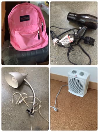 kitchen/bag/heater/hair dryer/lamp/rice housing staff for sale each $5 2
