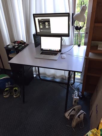 Modern drafting desk $75 2