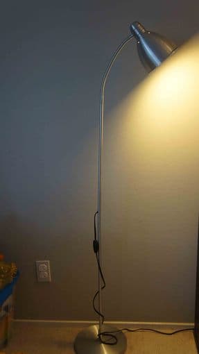 LERSTA Floor/reading lamp, aluminum - IKEA 1