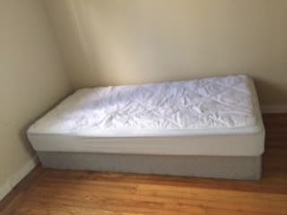 Twin bed for sale, only two months old, basically brand-new ! 1