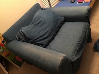 Armchair + Footstool + Full size mattress near Stanford 1