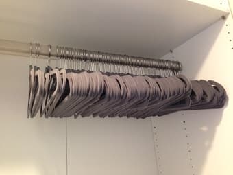 55-60 hangers- sturdy, space saving, non-slip 2