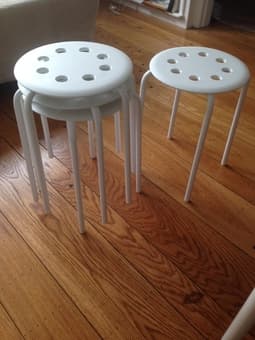 4 Ikea multipurpose stools- $10 1
