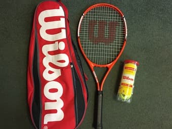 Tennis Gear (Racquet, Tennis Balls, Tennis Bag) 1