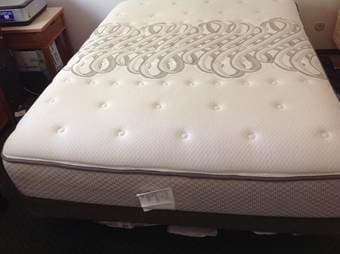 Queen bed for sale (mattress, box spring, and frame) 1