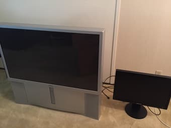 All or nothing sale, $50, TODAY (TV, TV stand, Projector, Monitor, more) 1