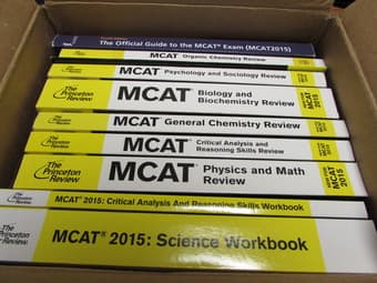 SELLING 2015 MCAT REVIEW BOOKS - includes Psych/Soc review book! 1