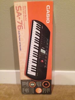 Casio SA 76 electronic keyboard $15, like new 1
