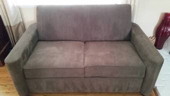 Crate & Barrel Couch and Love Seat 1