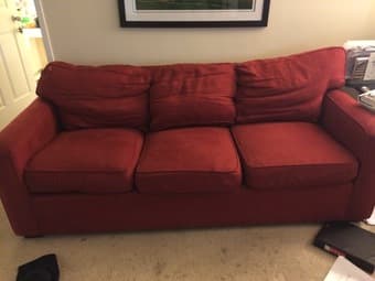 Pottery Barn Couch + Love Seat ($400) 1