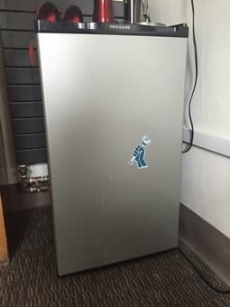 Frigidaire 4.5 cubic ft. Mini refrigerator AND freezer $50!!!!! 1