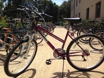 Bike, basket and locker - $60 1