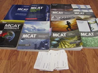 Selling old Kaplan MCAT books and flashcards cheap! - $60 OBO 1