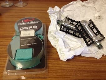 Selling MKS pedals ($30) and Lizard Skin bar tape ($25) 1