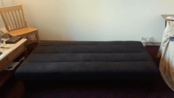 Black futon for sale 1