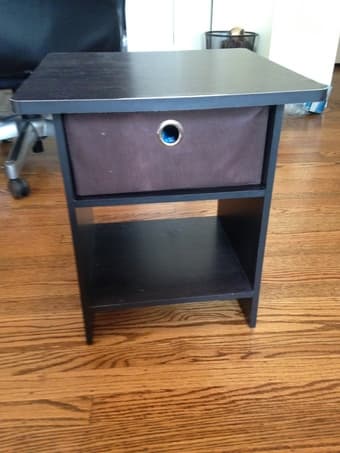 Selling bedside table $30 1