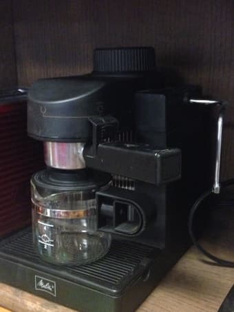 Toaster, tea kettle, espresso machine, chair 3