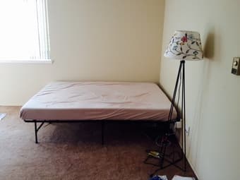 $100 bed (memory foam mattress plus frame) 1