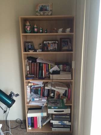 Birch book case 20$ 1