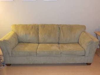 Moving Sale - Pullout couch, recliner, queen bed, TV, desk, chairs 1