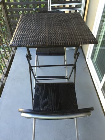 BBQ Grill Sale. Weber Spirit Grill + Propane Tank + Patio Table $300 1