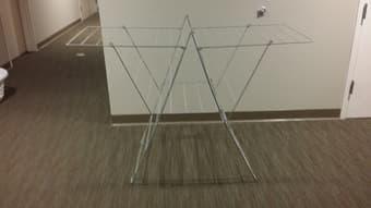 Indoor Folding Clothes Drying Rack - $15 1