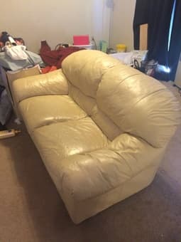 Leather Couch ($50) 1