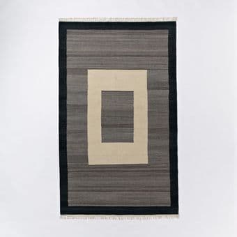 **WEST ELM SHIMA WOOL DHURRIE RUG** - $225 1
