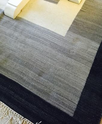**WEST ELM SHIMA WOOL DHURRIE RUG** - $225 3