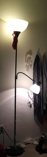 Very low price move out sale: Bed/mattress and lamp left! 2