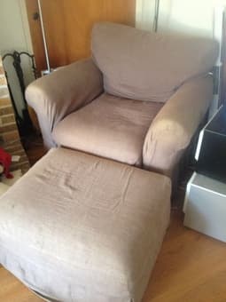 Great quality chair and ottoman 1