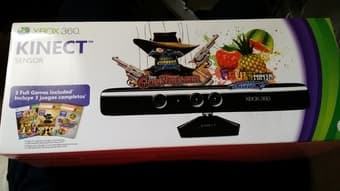 ***Kinect sensor with 3 games - Never used!!!*** $90 OBO 1
