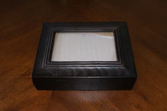 Wooden jewelry box photo fame - $10 1
