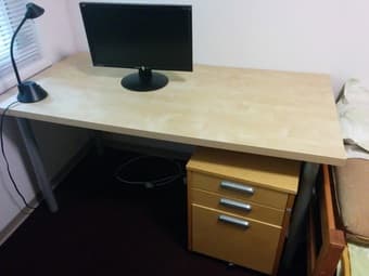Desk + drawer, $90 1