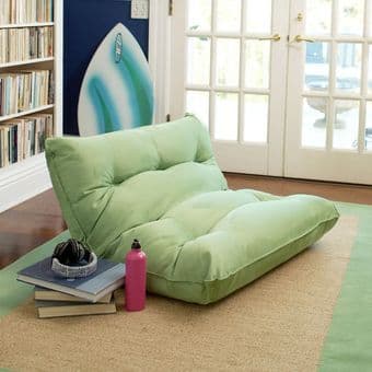 green floor lounger/futon 1