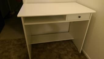 White desk - $40 1