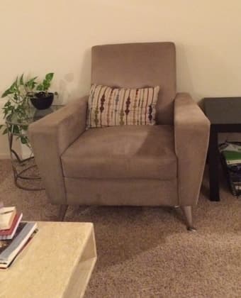 2 couches and chair set -- $400 2