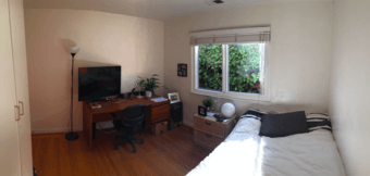 1 BR in sunny 3 BR house in Menlo Park Aug 7-Sep 31 - $1,300/mo 3