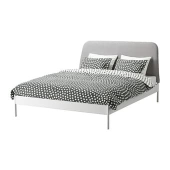 IKEA Duken Queen bedframe + slats 1