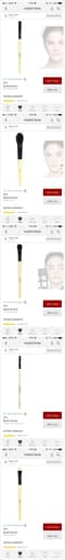 Dior & Bobbi Brown Assorted 12 piece makeup brush set 2