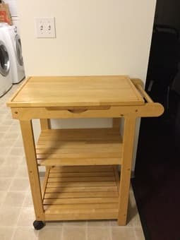 Wood kitchen table $55 1